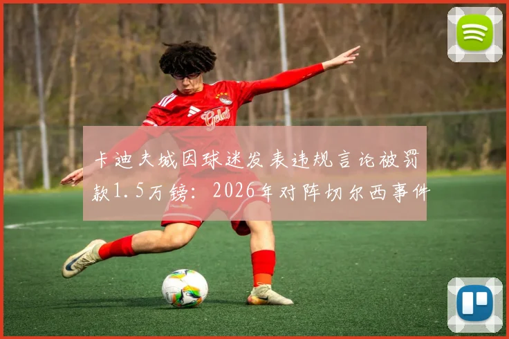 卡迪夫城因球迷发表违规言论被罚款1.5万镑:2026年对阵切尔西事件回顾及后续处罚详情